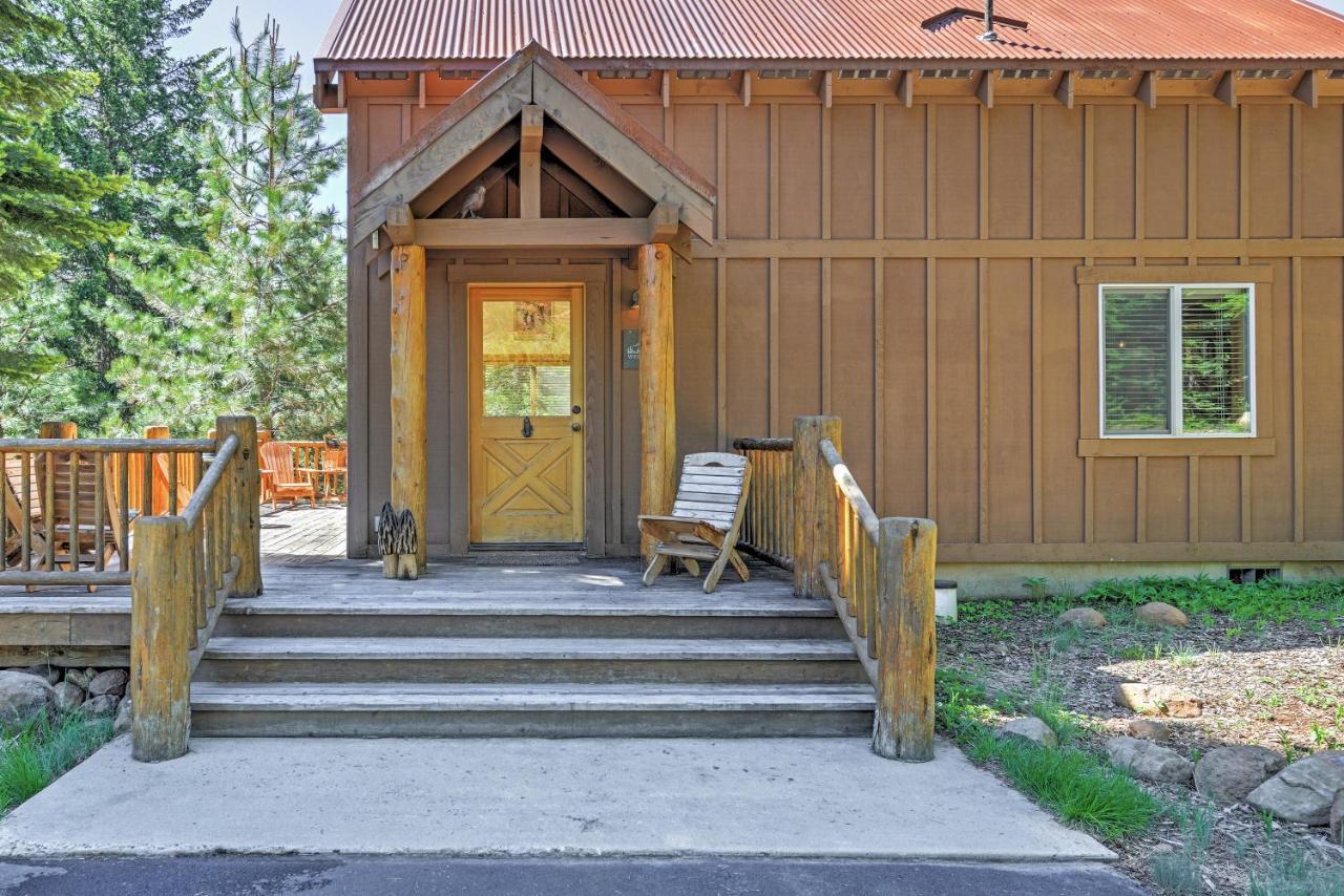 Bright Klamath Falls Cabin With Deck And Mtn Views! Villa Exterior foto